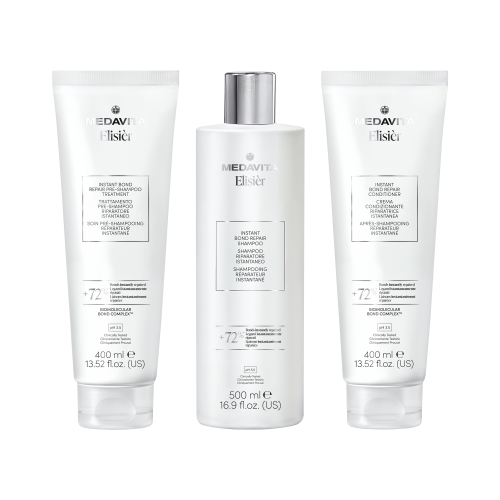 Набір для миттєвого біомолекулярного відновлення професійний / Medavita Elisièr Instant Bond Repair