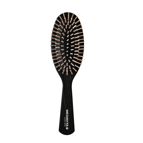 Овальна щітка для волосся дерев'яна