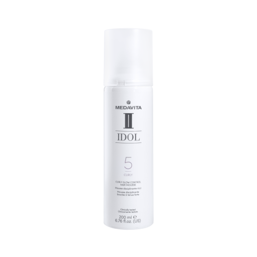 Легкий мус для сильной фиксации и блеска локонов волос Curly Glow / Medavita Idol Curly Hair Mousse