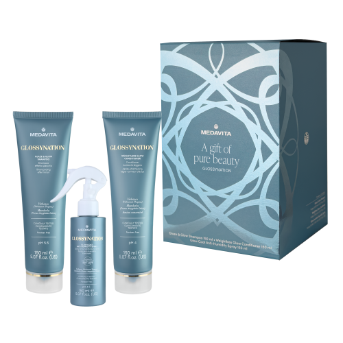 Набор для разглаживания и блеска волос / Medavita GLOSSYNATION L.E. 2026 BUNDLE