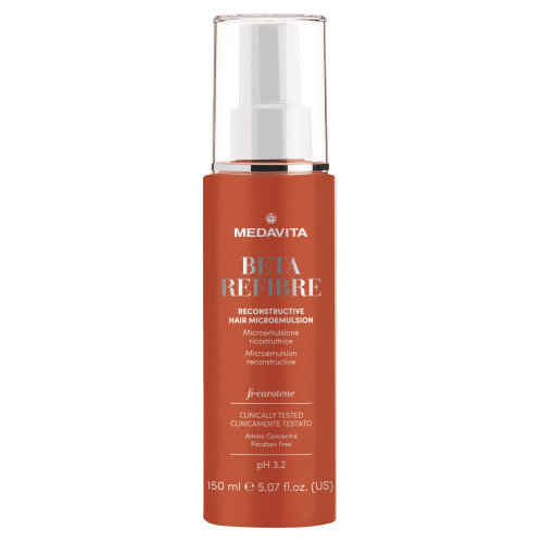 Восстановительная микроэмульсия для глубокой реконструкции волос / Medavita Beta Refibre Reconstruct