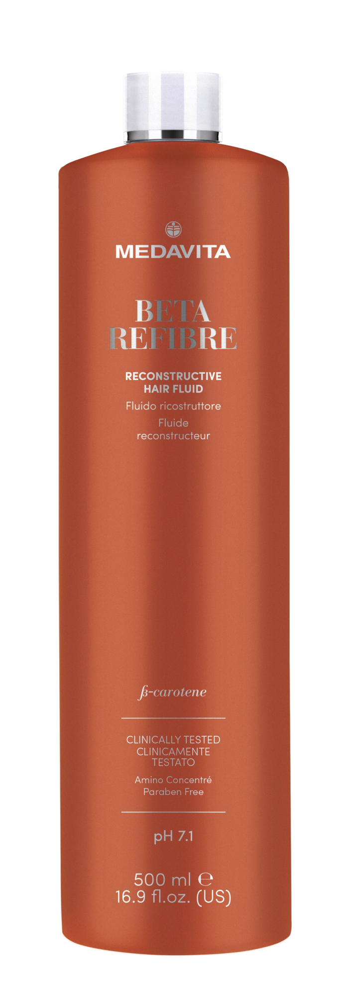 Флюїд глибоковідновлювальний для пошкодженого волосся / Medavita Beta Refibre Fluido Ricostruttore 