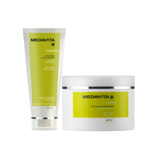 Дисциплінувальна маска для еластичності кучерявого, хвилястого або пухнастого волосся / Medavita Cur