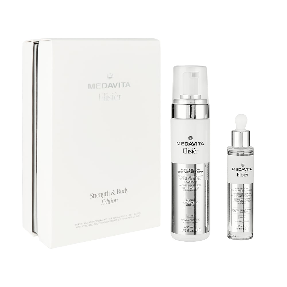 Набір для зміцнення та ущільнення волосся / MEDAVITA ELISIÈR 