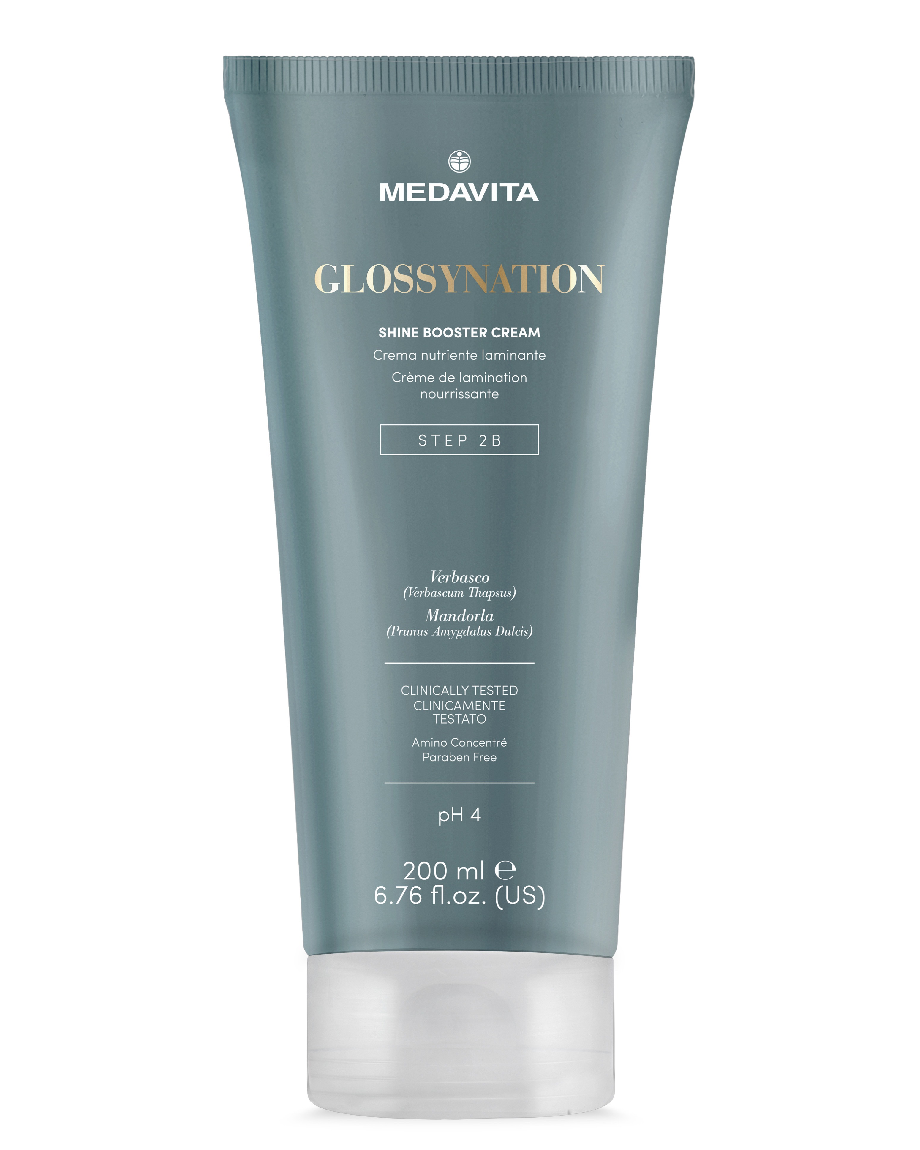 Ламінувальний живильний крем STEP 2B  /  Medavita Glossynation Shine Booster Cream