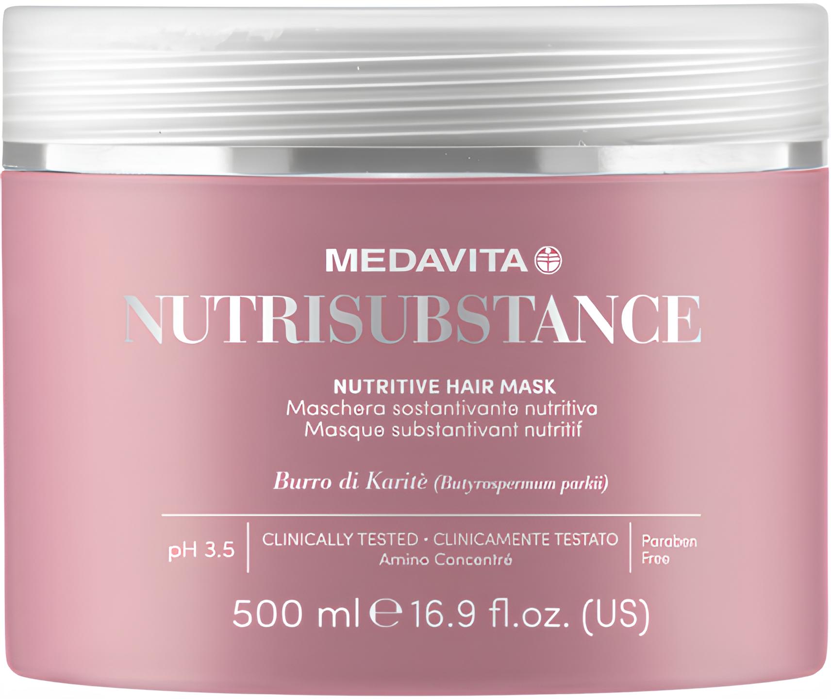 Ультраживильна маска для сухого волосся / Medavita Nutrisubstance Nutritive Hair Mask