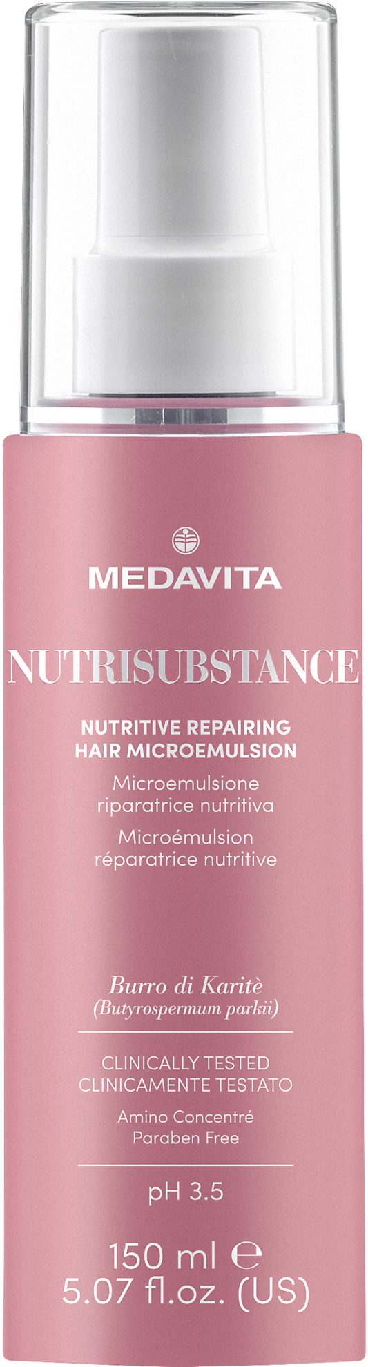 Живильна мікроемульсія для сухого волосся / Medavita Nutrisubstance Nutritive Repairing Hair Microem