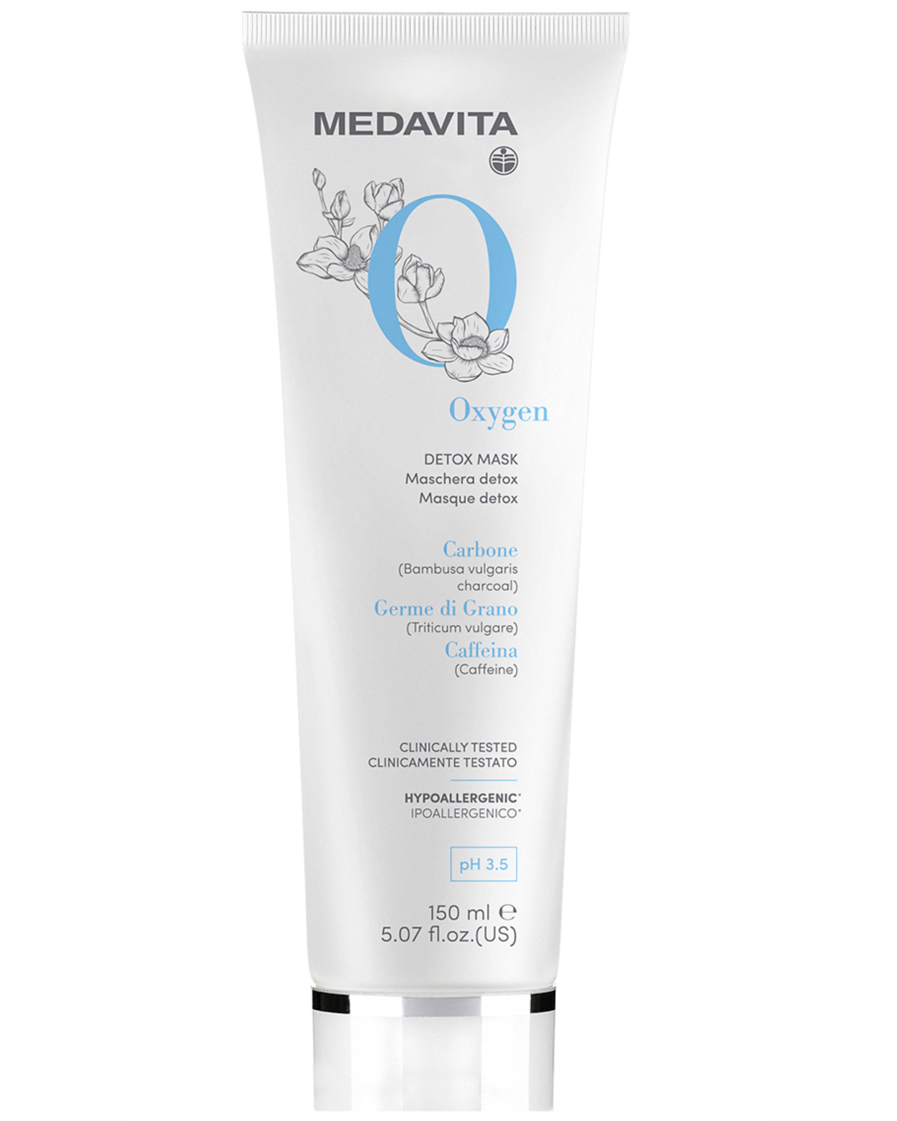 Відновлювальна маска-детокс з активним киснем для волосся/ Medavita Oxygen Detox Mask