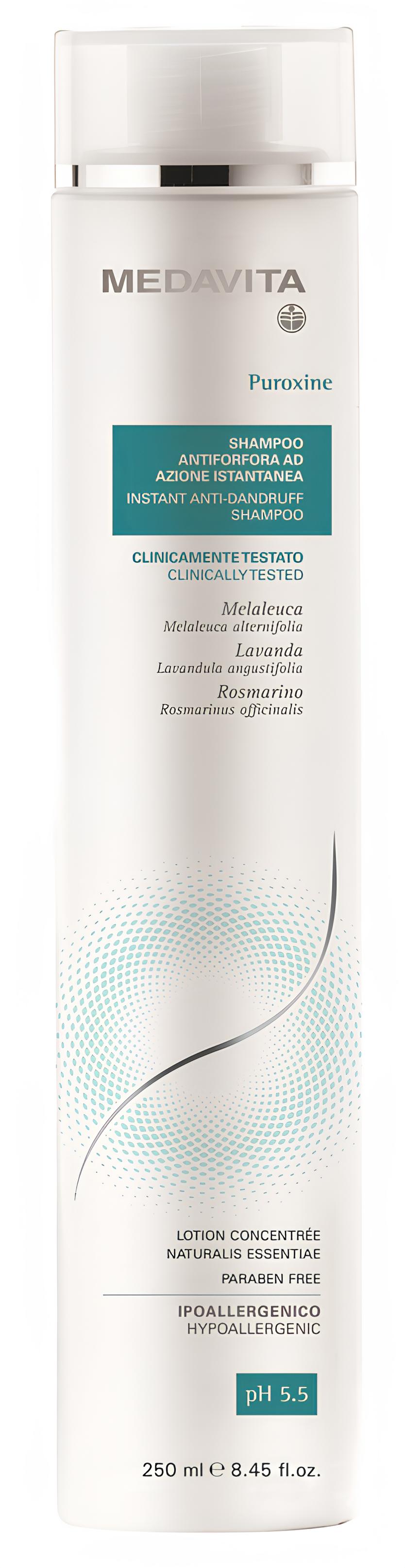Інтенсивний шампунь проти лупи миттєвої дії / Medavita Puroxine Shampoo Instant Anti-Dandruff 