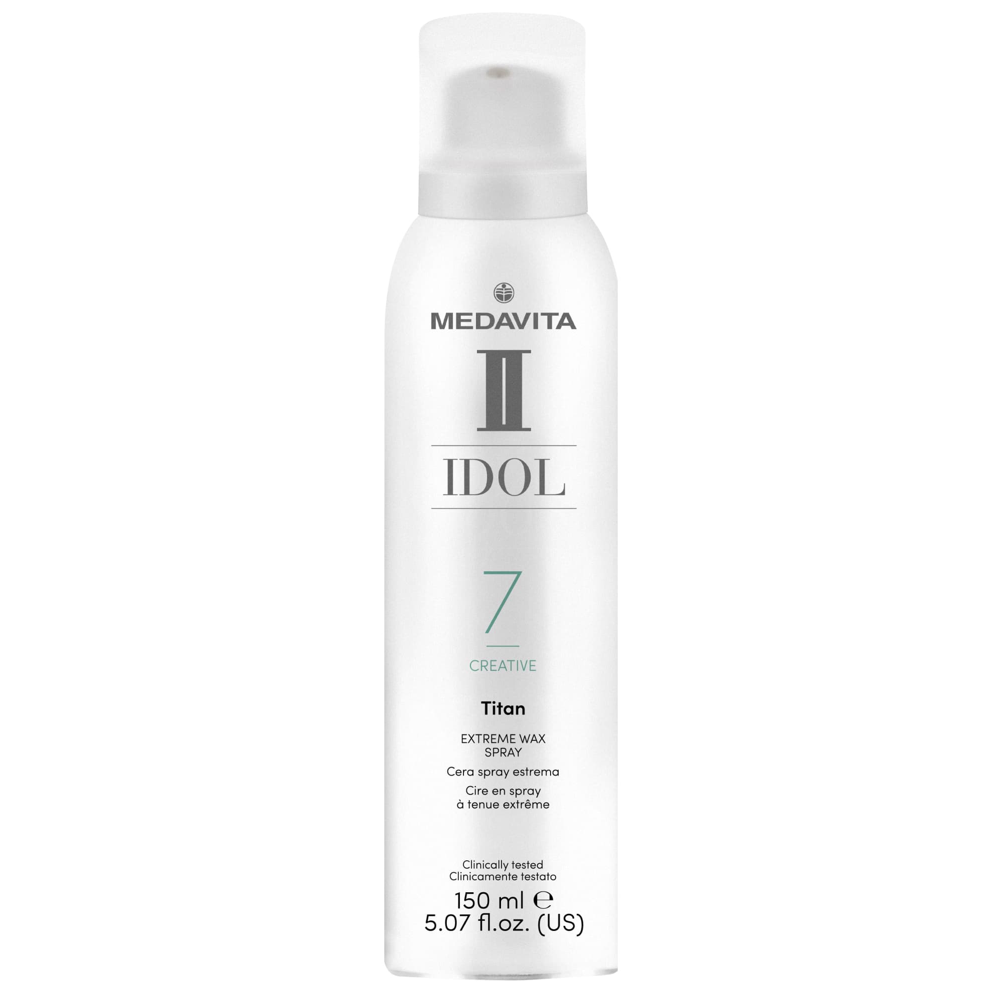 Спрей-віск екстрасильної фіксації Titan / Medavita Idol Extreme Wax Spray