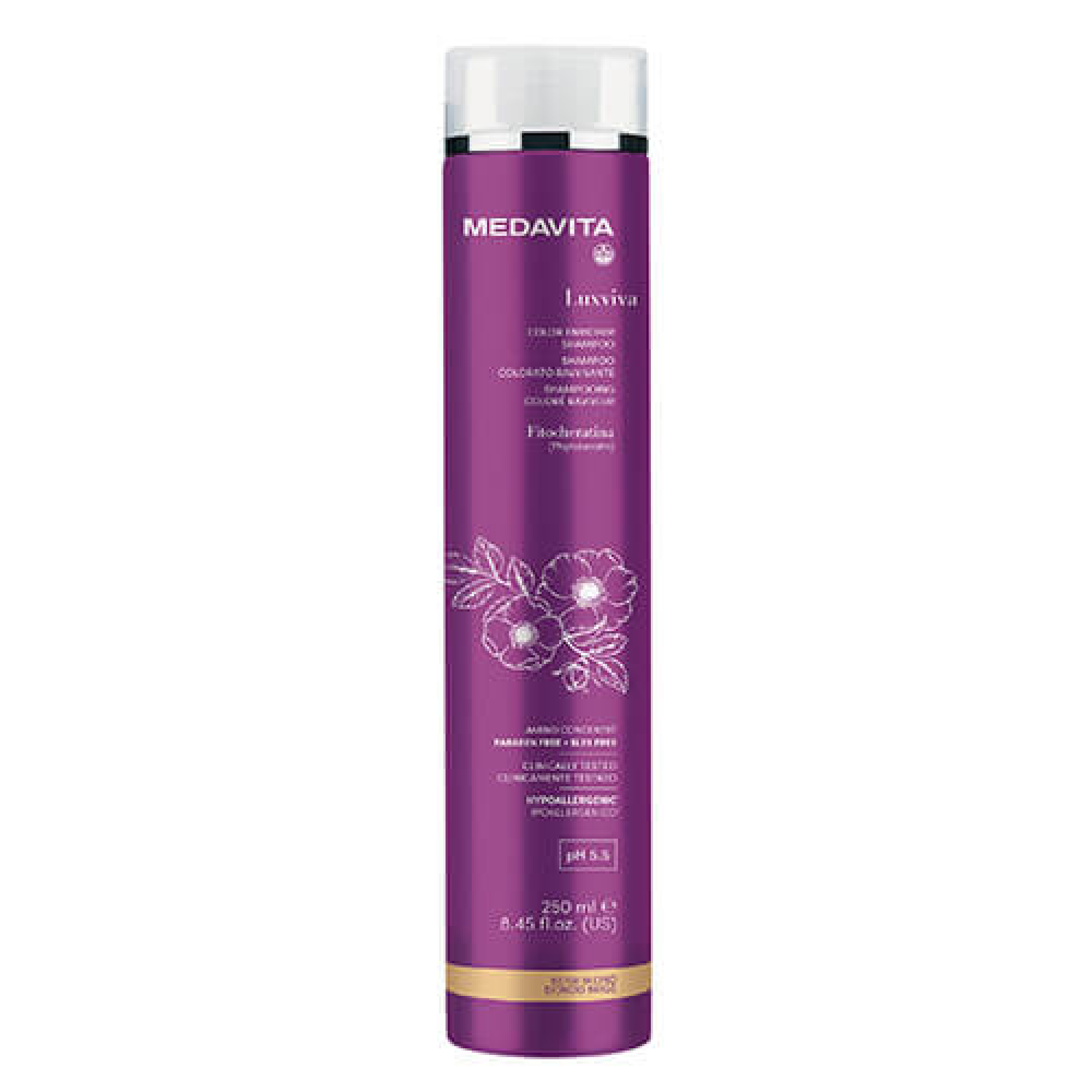 Шампунь с пигментом для бежевого оттенка блонда и яркости цвета Medavita Color enricher shampoo Beige Blonde