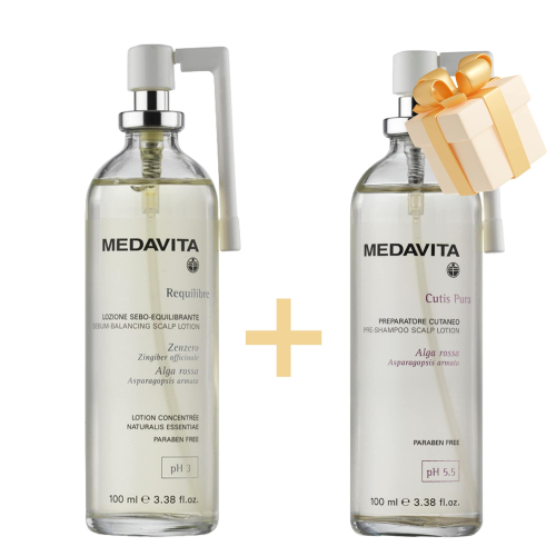 Лосьйон для відновлення балансу жирної шкіри голови Requilibre + Підготовчий детокс лосьйон для шкір