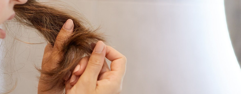 сухие волосы